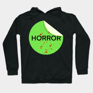 Horror VHS Sticker Hoodie